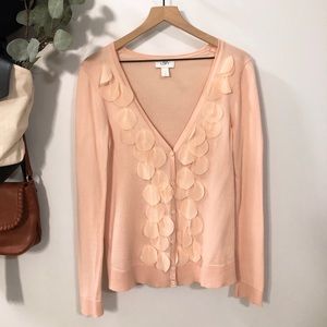 LOFT Petal Sweater Light Dusty Pink